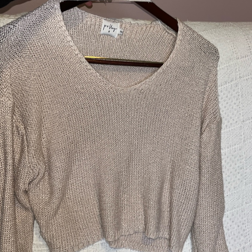 Polly pink sweater
